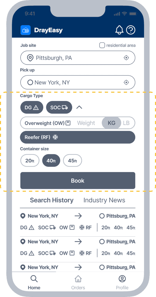 Search and history iteration 2