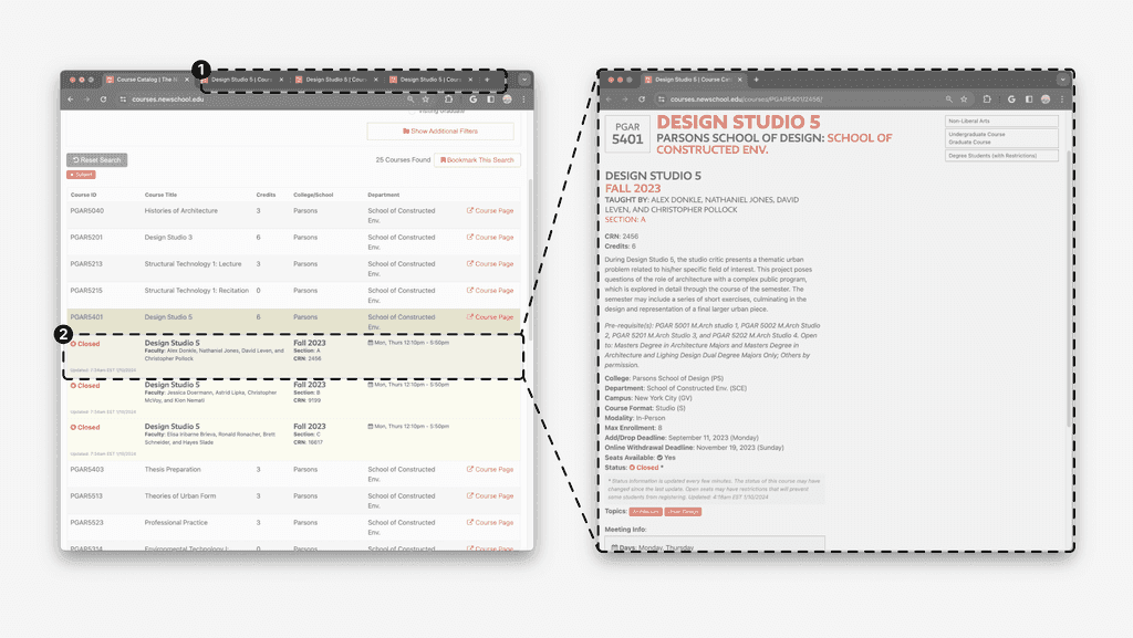 Design audit: navigation pattern